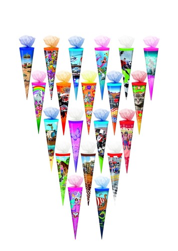 20x schultüte zuckertüte - schultüte, /