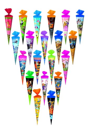 20x schultüte zuckertüte - schultüte, /