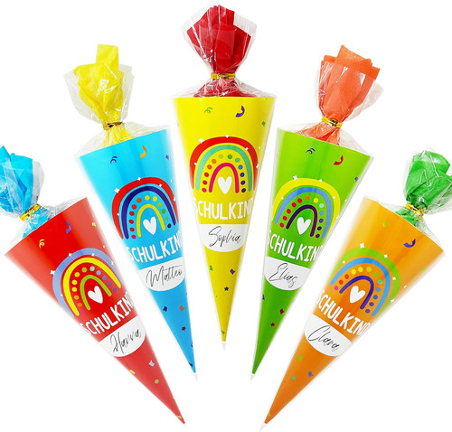 Mini schultüten zum - 10,