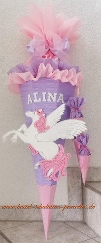Schultüten bastelset pegasus - schultüten,