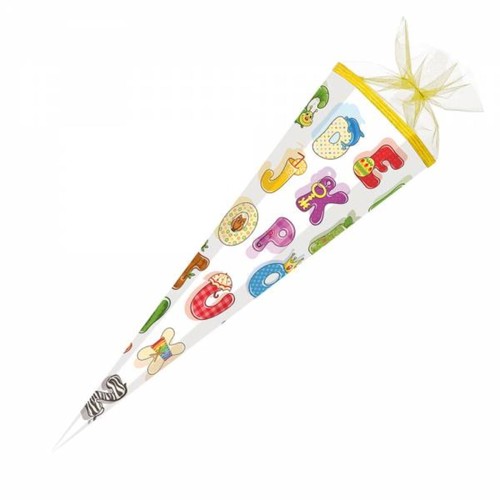 Schultüte abc 6 eckig - schultüte, 85