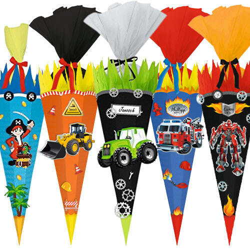 Schultüte bastelset 68cm - schultüte,
