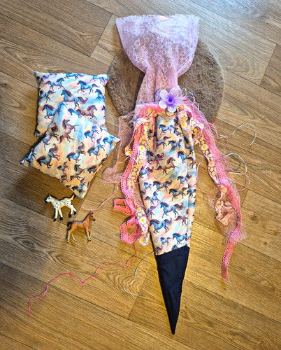 Schultüte mit stoffbezug - mit,