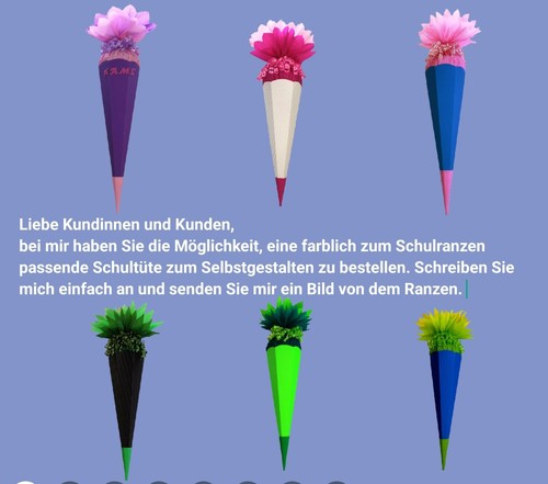 Schultüte zuckertüte ohne - schultÜte,